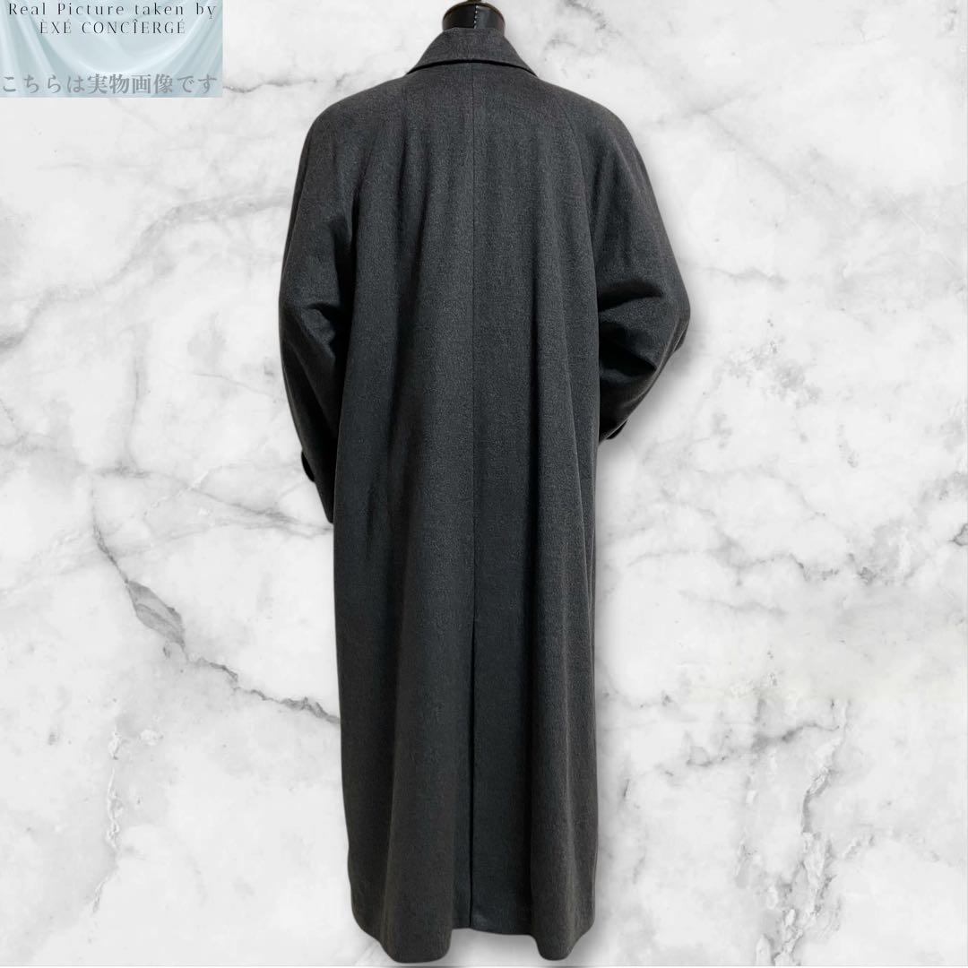 ꧁༺ PURE CASHMERE ピュアカシミヤ100%ロングステンカラーコート