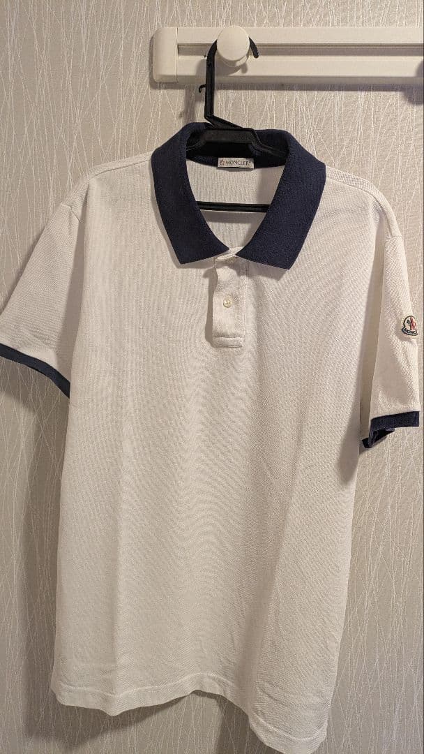 ✨２枚組‼️年末セール‼️モンクレールグレー 白ポロシャツ 確実正規品‼️