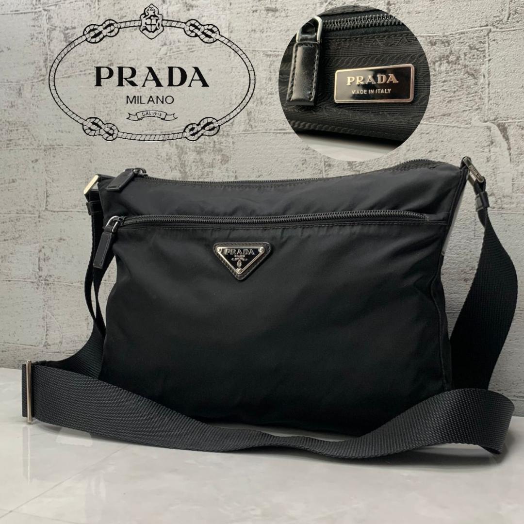 PRADA ショルダーバッグ プラダ カメラバッグ BT0421 後期 良品 黒