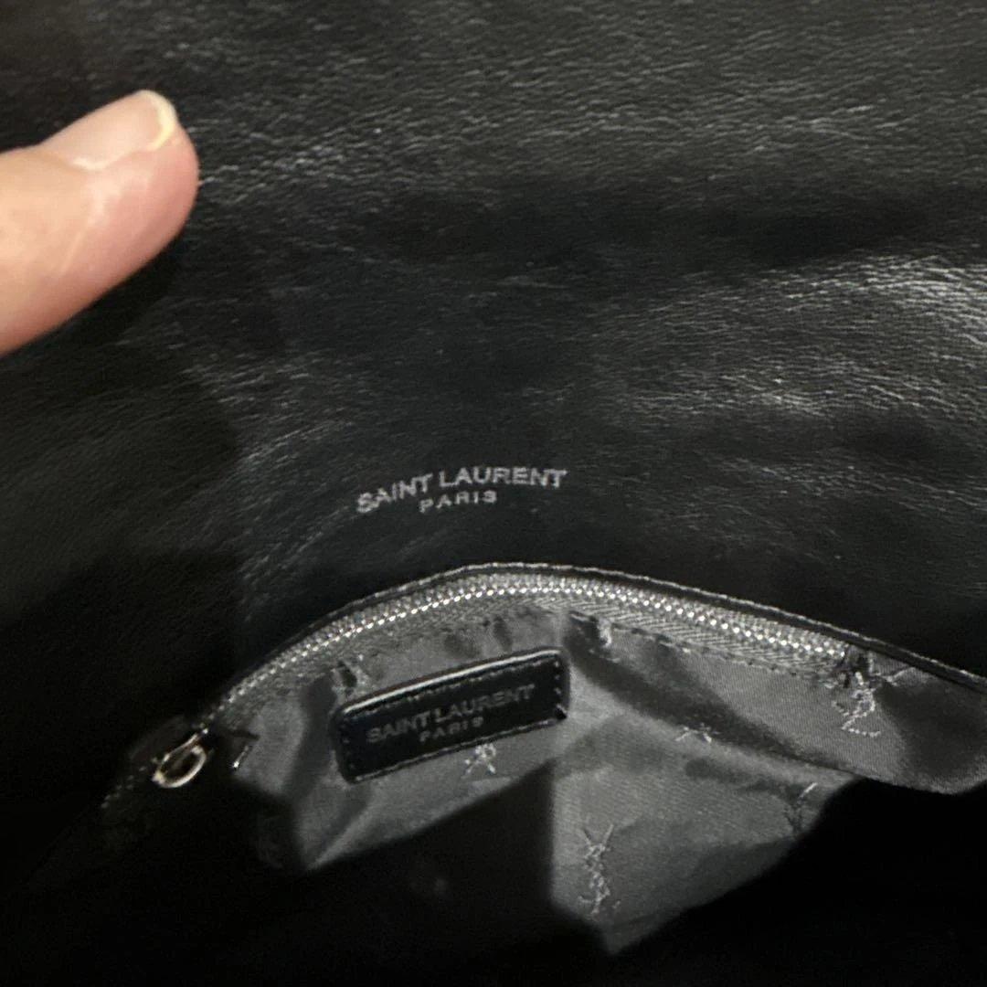 ブラックキルティング　チェーンバッグ