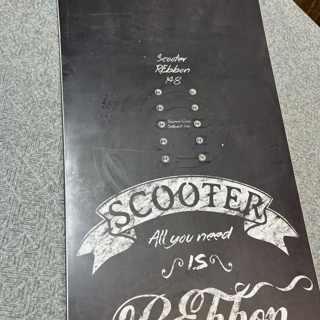 F005R SCOOTER リボン 148cm スノボー スノーボード