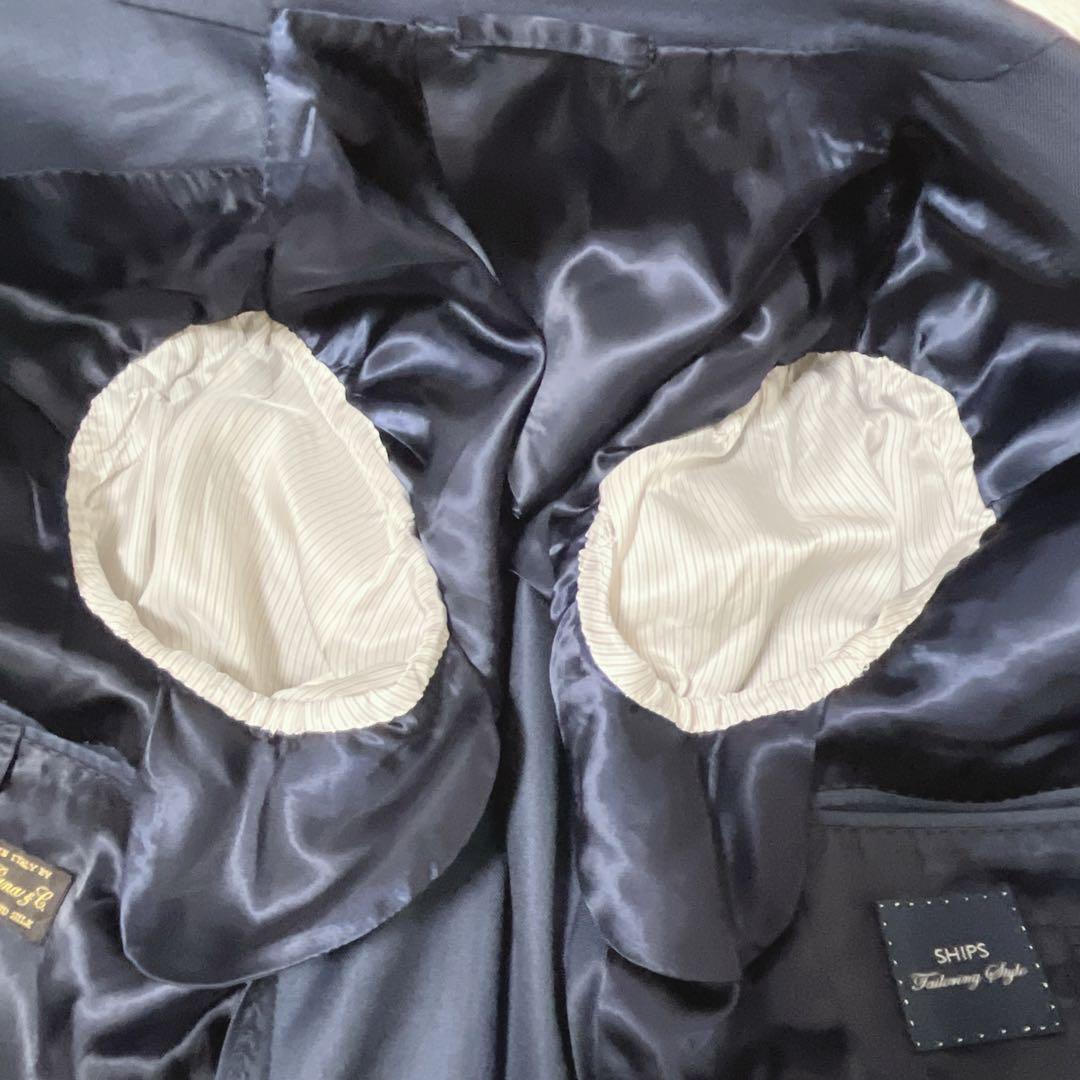 SHIPS スーツ　セットアップ　ロロピアーナ　シルク