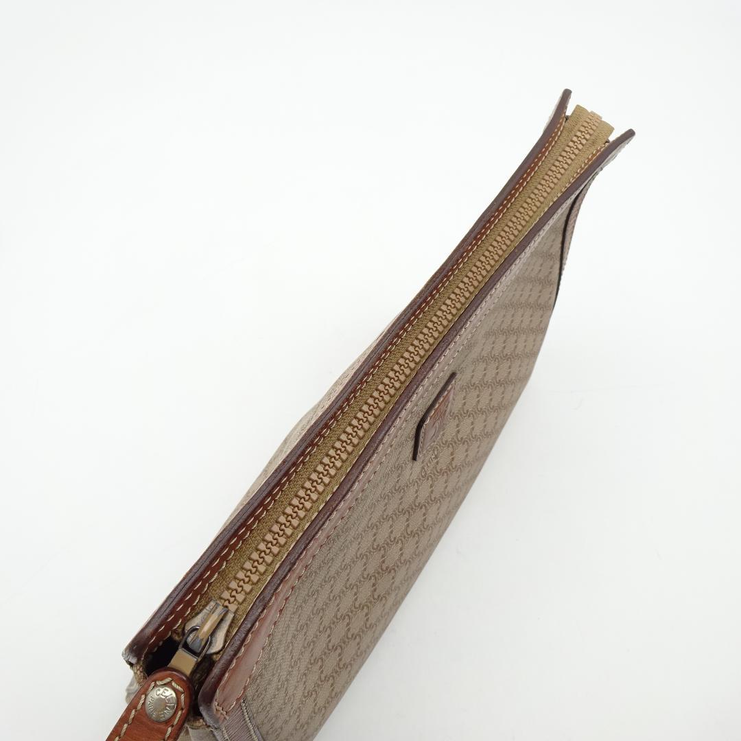 02202-1【セリーヌ】マカダム柄/クラッチバッグ/セカンドバッグ