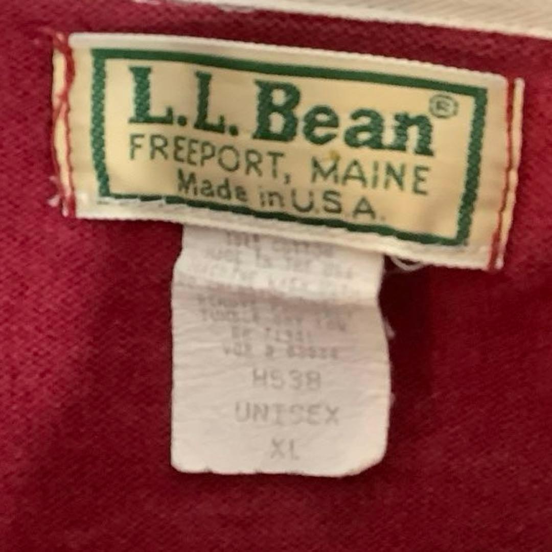 L.L.Bean エルエルビーン 80's USA製ラガーシャツ 長袖