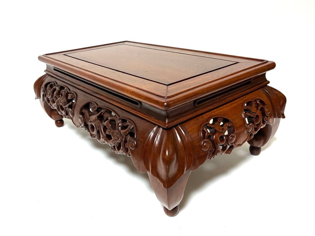 唐木　花梨　花台　香炉台