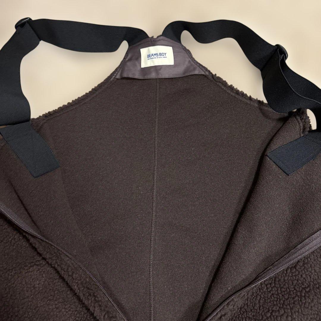 BEAMS BOY ボアミリタリー　オーバーオール