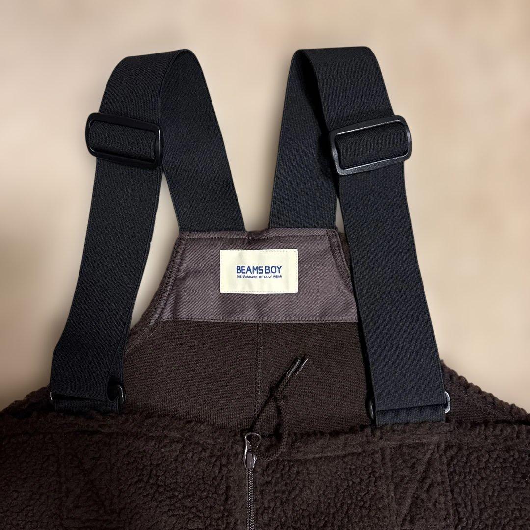 BEAMS BOY ボアミリタリー　オーバーオール