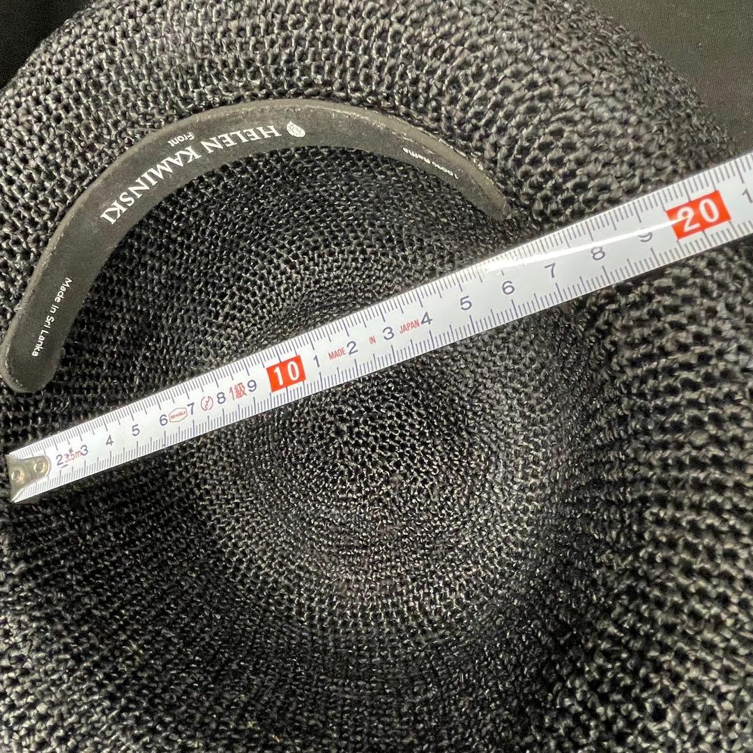 D1【美品】ヘレンカミンスキー ラフィア ハット 帽子 麦わら帽子