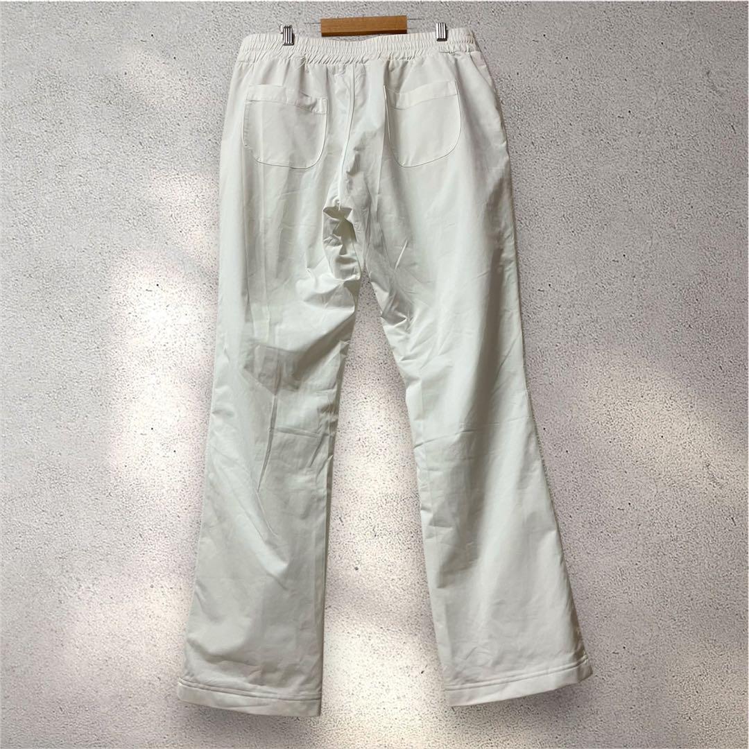 新品タグ付❤️グローブライド❤️裏地付きゴルフパンツL 白 総ゴム シャカシャカ素材