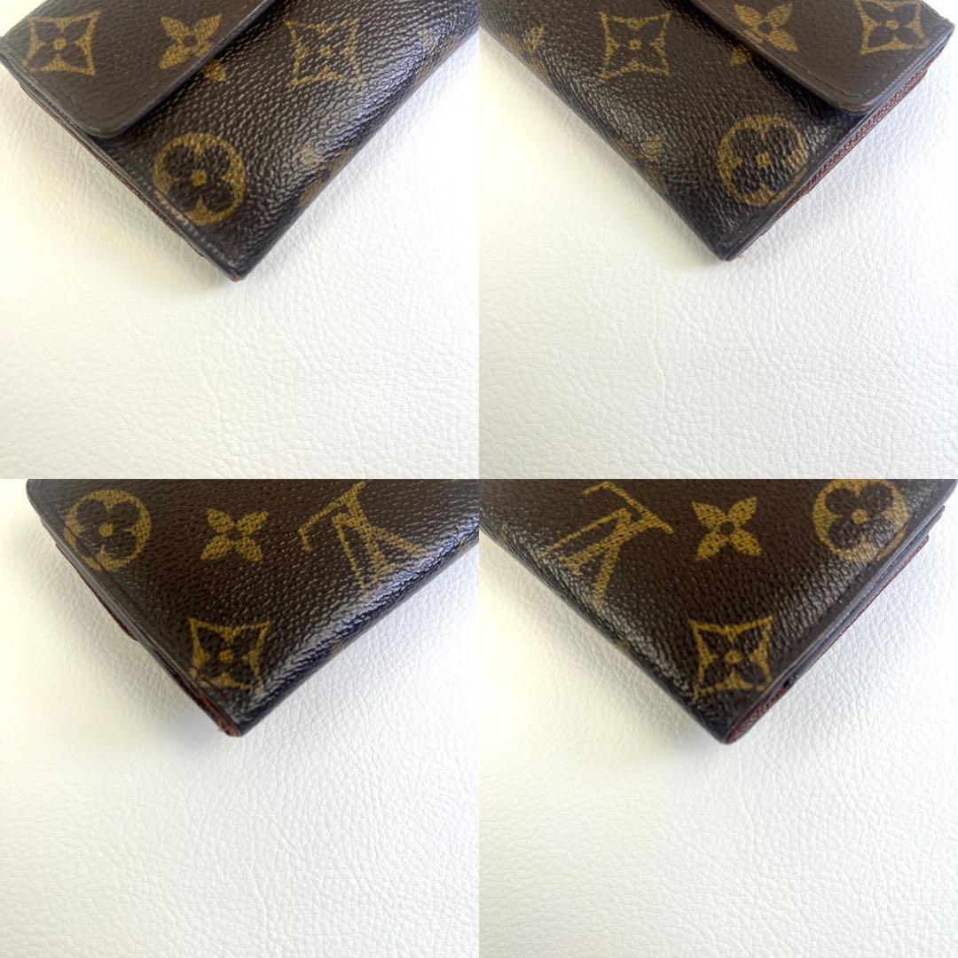 美品✨ LOUIS VUITTON ルイヴィトン 三つ折財布 モノグラム PVC