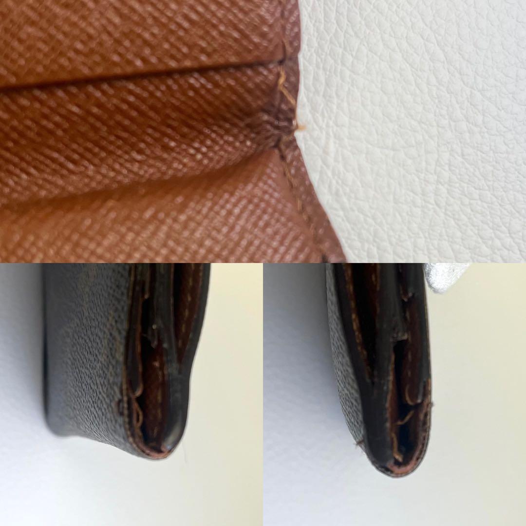 美品✨ LOUIS VUITTON ルイヴィトン 三つ折財布 モノグラム PVC