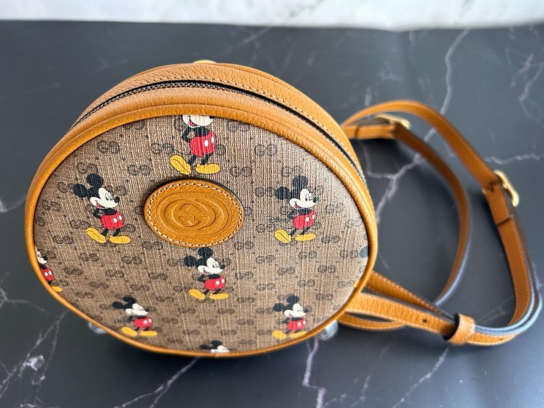 I*H様 グッチ×ディズニー ミニGGスプリーム バックパック ショルダーバッグ