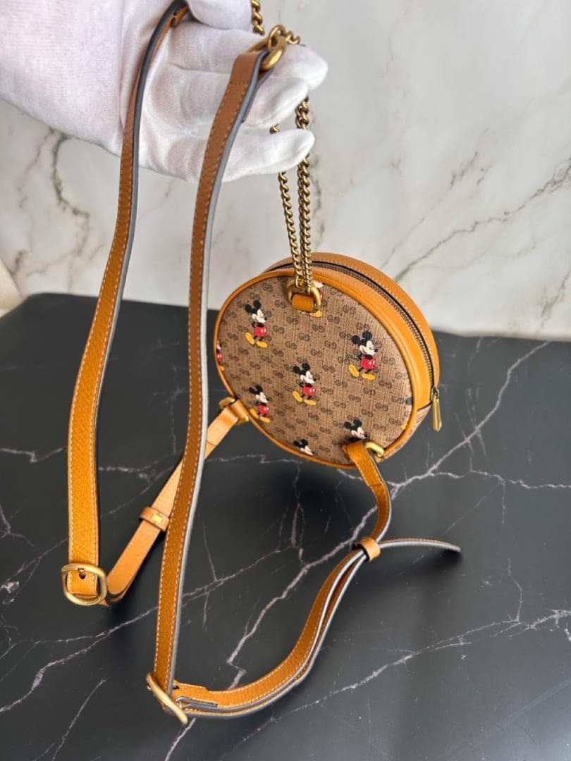 I*H様 グッチ×ディズニー ミニGGスプリーム バックパック ショルダーバッグ