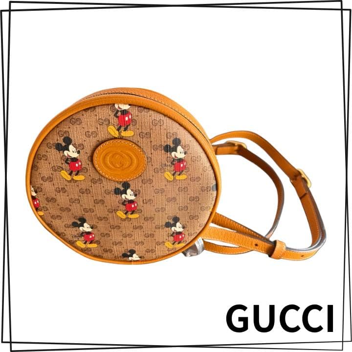 I*H様 グッチ×ディズニー ミニGGスプリーム バックパック ショルダーバッグ