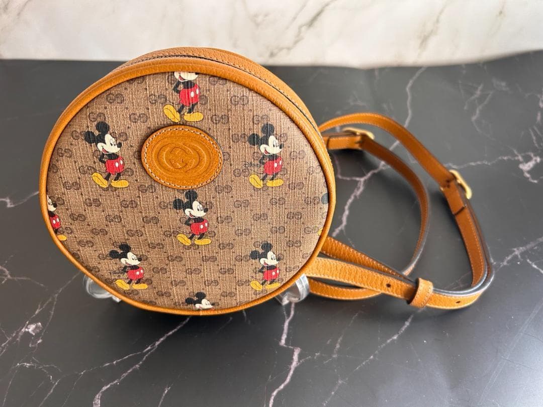 I*H様 グッチ×ディズニー ミニGGスプリーム バックパック ショルダーバッグ