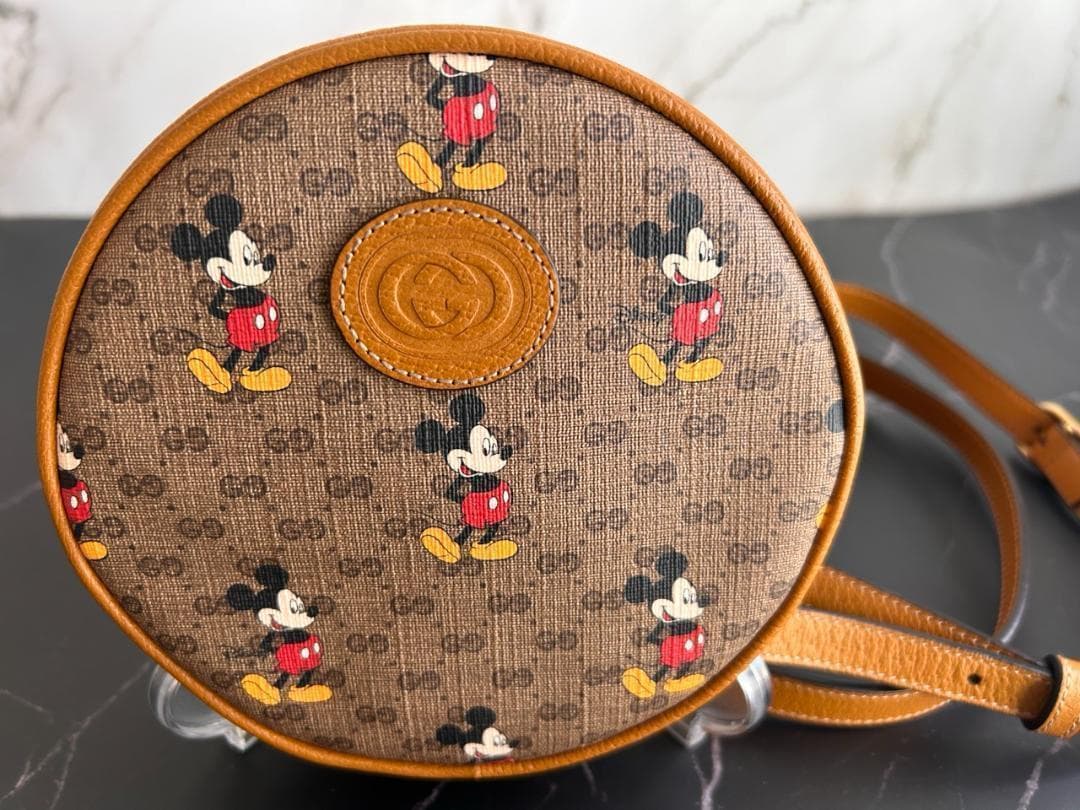 I*H様 グッチ×ディズニー ミニGGスプリーム バックパック ショルダーバッグ