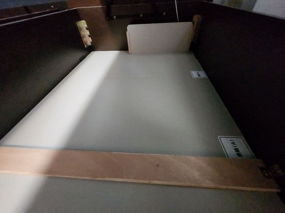 ま*ー様 シングルベッドフレーム ヘッドレス よこ開き 深型 送料込