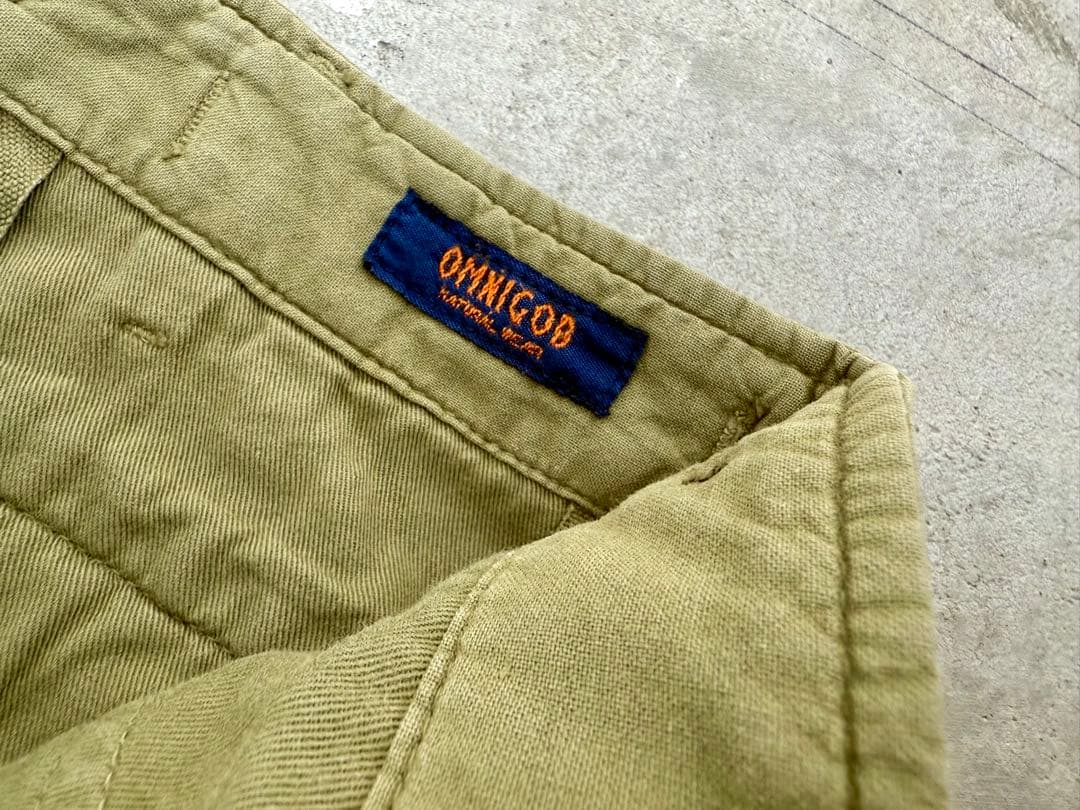 OMNIGOD オムニゴッド カーゴパンツ olive size 3