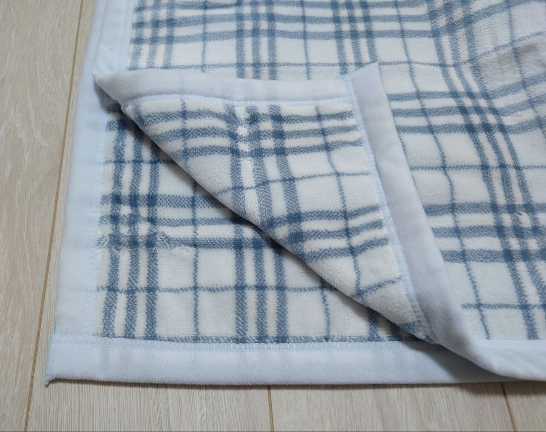 バーバリー　綿毛布　レア　ノバチェック　ウォッシャブル