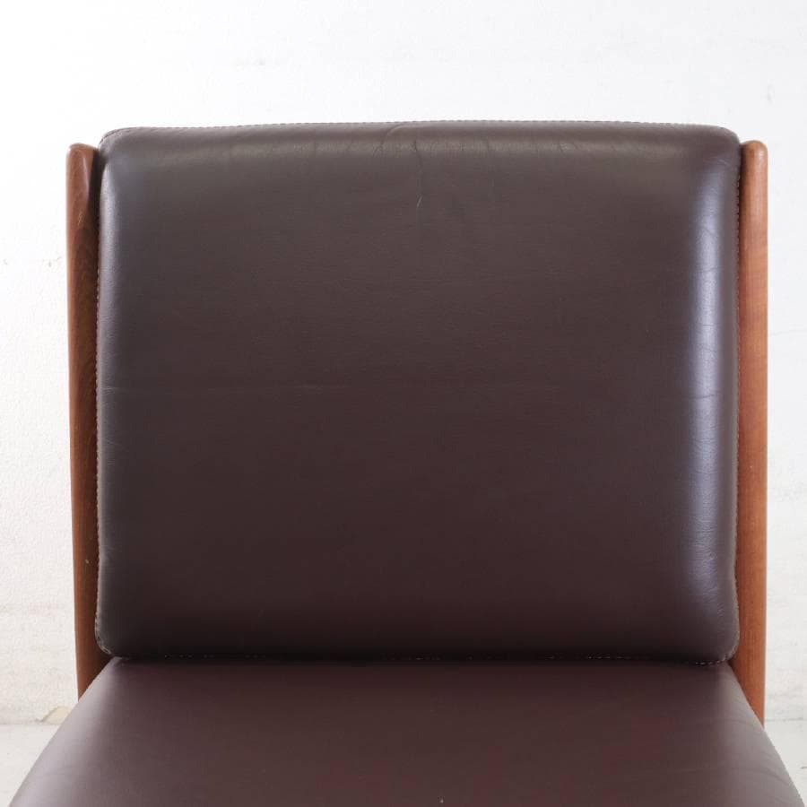 2の1 ジャパンビンテージ 日田工芸 マキシム チーク材 アームレスチェア 4