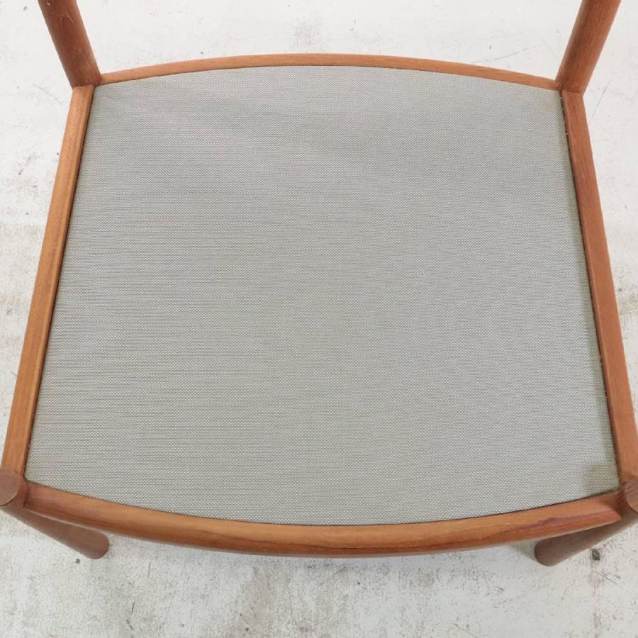 2の1 ジャパンビンテージ 日田工芸 マキシム チーク材 アームレスチェア 4