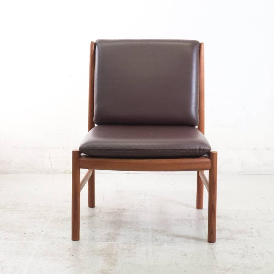 2の1 ジャパンビンテージ 日田工芸 マキシム チーク材 アームレスチェア 4