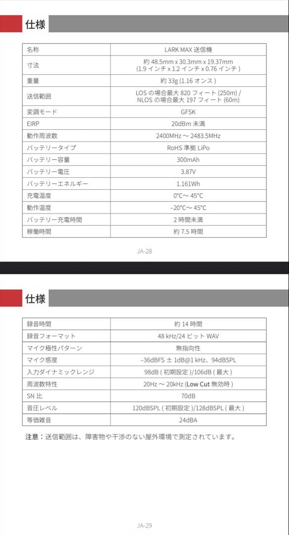 最終価格 ワイヤレスマイク HOLLYLAND LARK MAX DUO