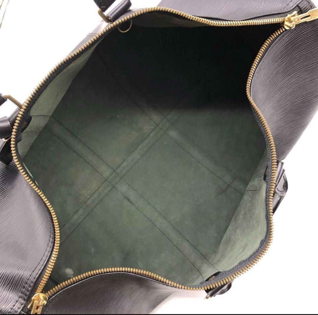 【美品】ルイヴィトン エピ キーポル50 ボストンバッグ ブラック