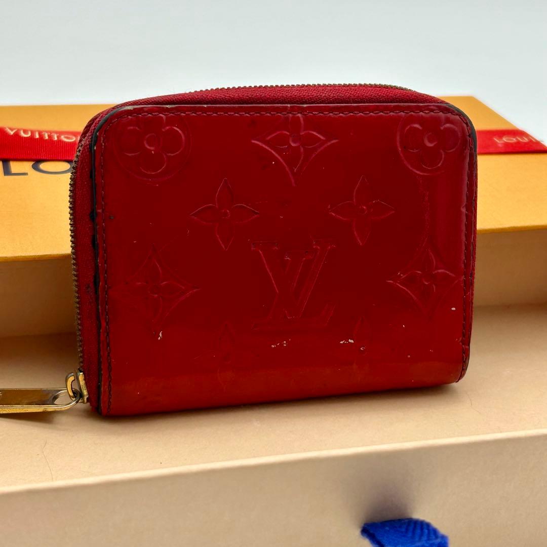 訳あり　ルイヴィトン　ケース　ヴェルニ　レッド