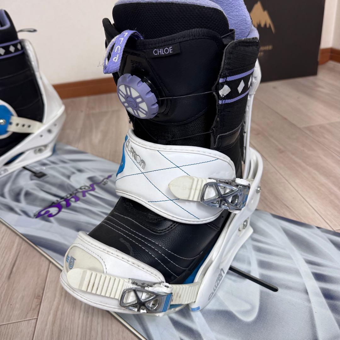BURTON スノーボード 134cm ブーツ 23.5cm 三点セット