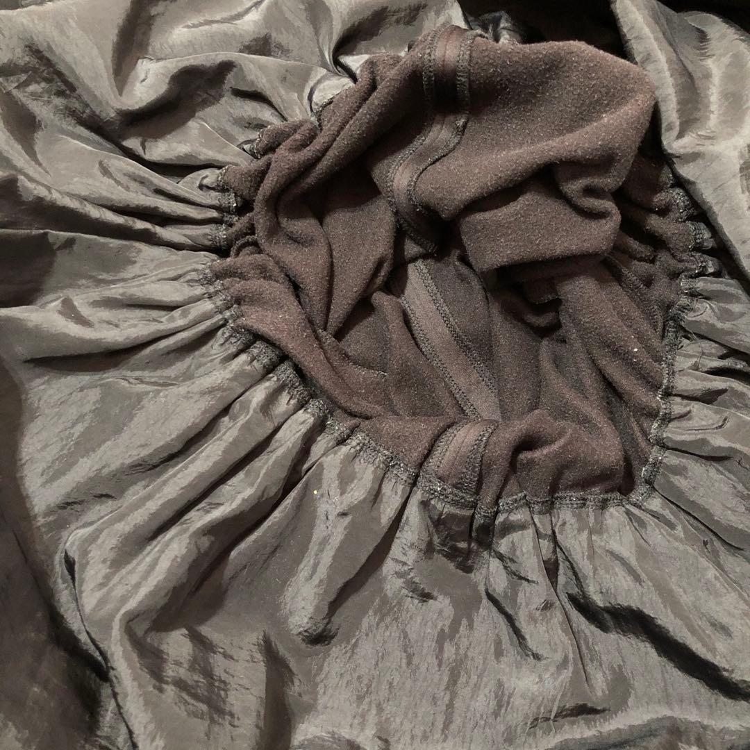 アンスリード　ドローストリングバルーンワンピース　ブラック