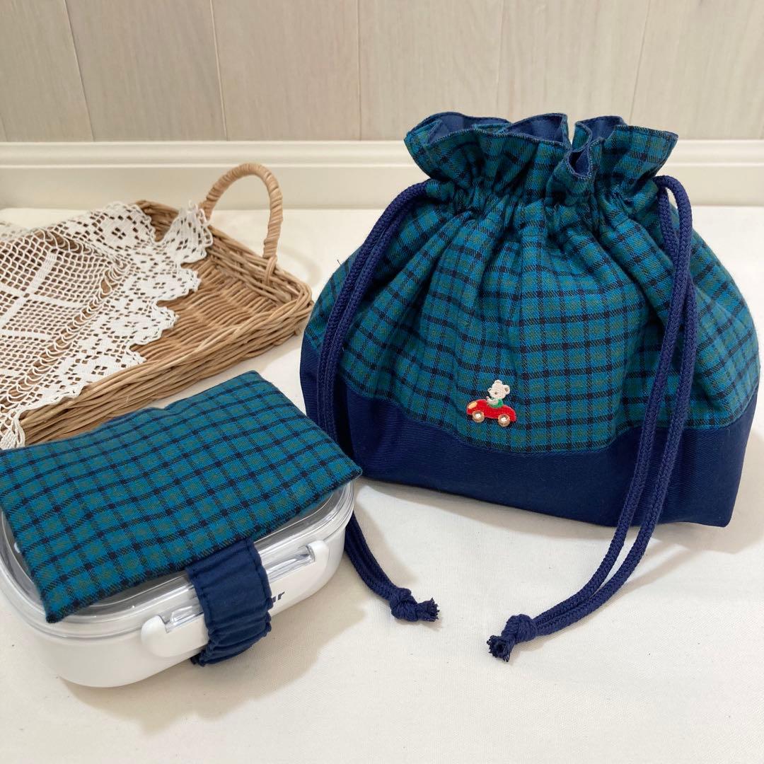 【a♡】通園通学グッズ　お弁当袋・ランチベルト　計8点