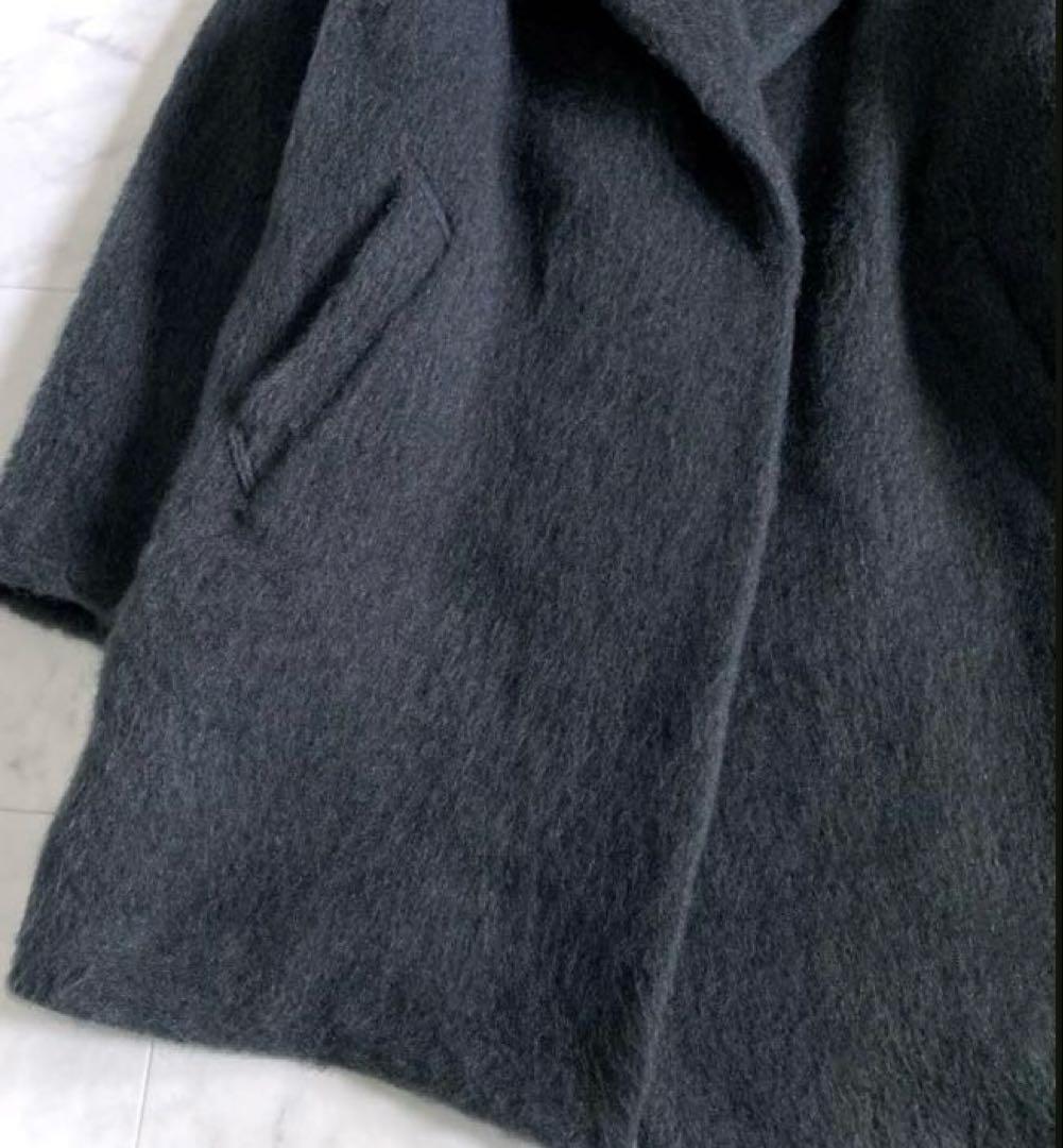 セール‼️今日迄処分‼️結構綺麗】イエナ ウールモヘヤシャギーコート 38 モヘヤ