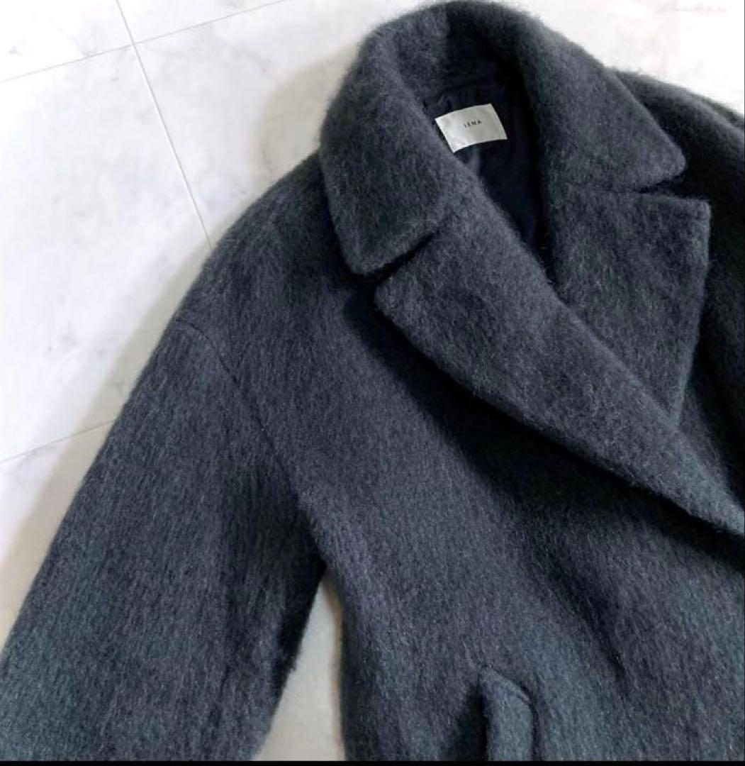 セール‼️今日迄処分‼️結構綺麗】イエナ ウールモヘヤシャギーコート 38 モヘヤ