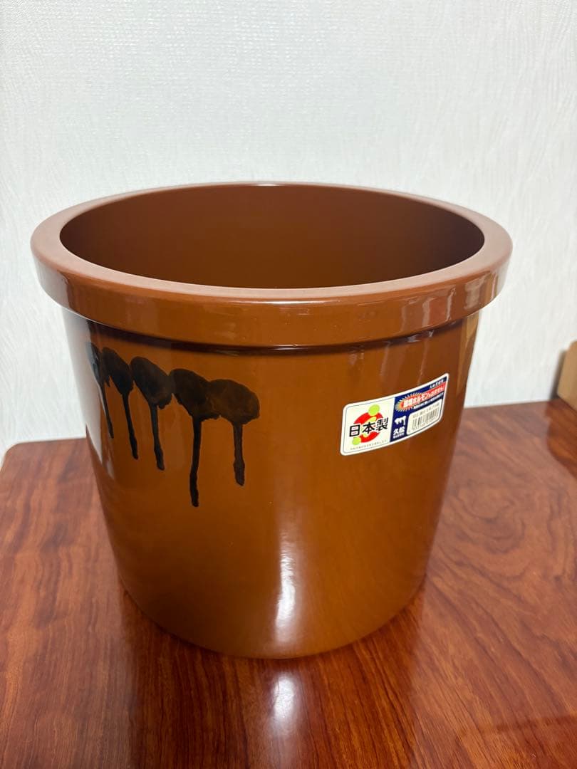 【専用】常滑焼 久松窯 　甕　 切立蓋付 8号　日本製　容器