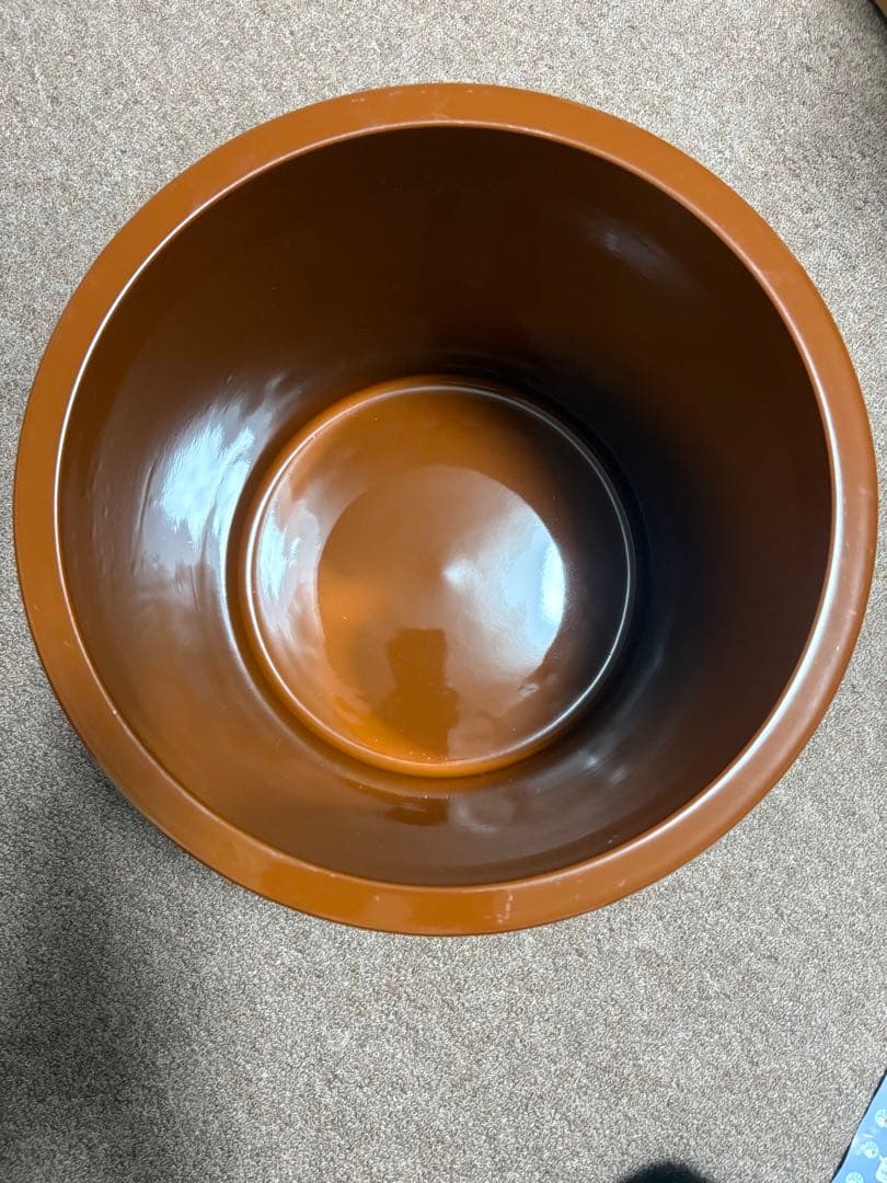 【専用】常滑焼 久松窯 　甕　 切立蓋付 8号　日本製　容器