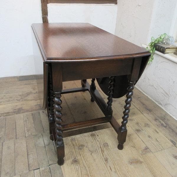 イギリス アンティーク 家具 ゲートレッグテーブル ダイニング 英国 6010e