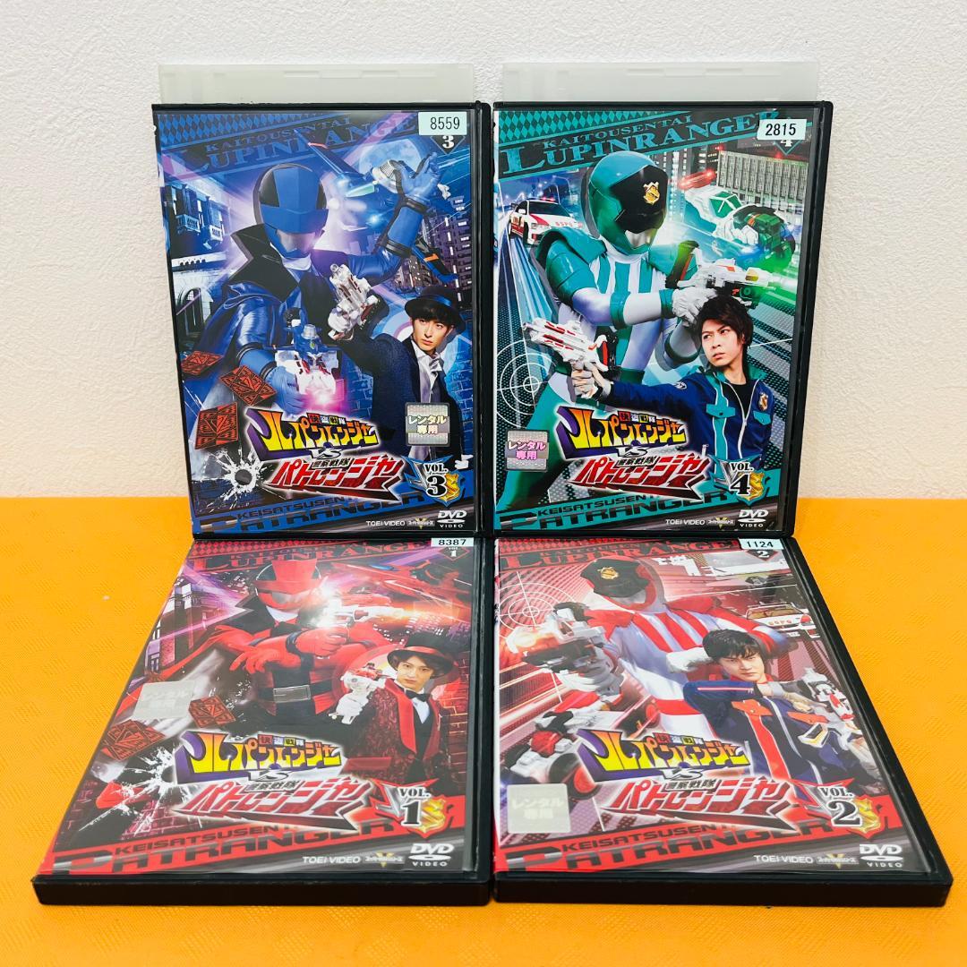 『ルパンレンジャー vsパトレンジャー』全12巻セット レンタル使用済DVD