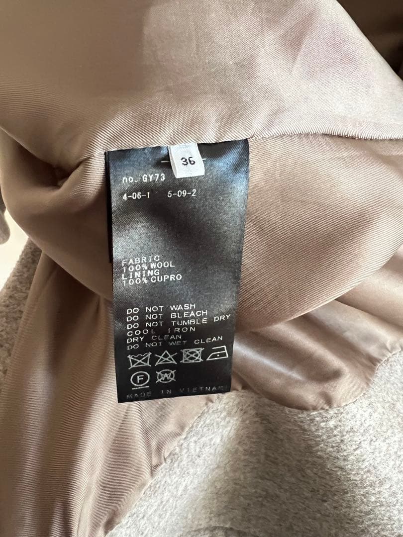 プラージュ　リラックストレンチコート 36