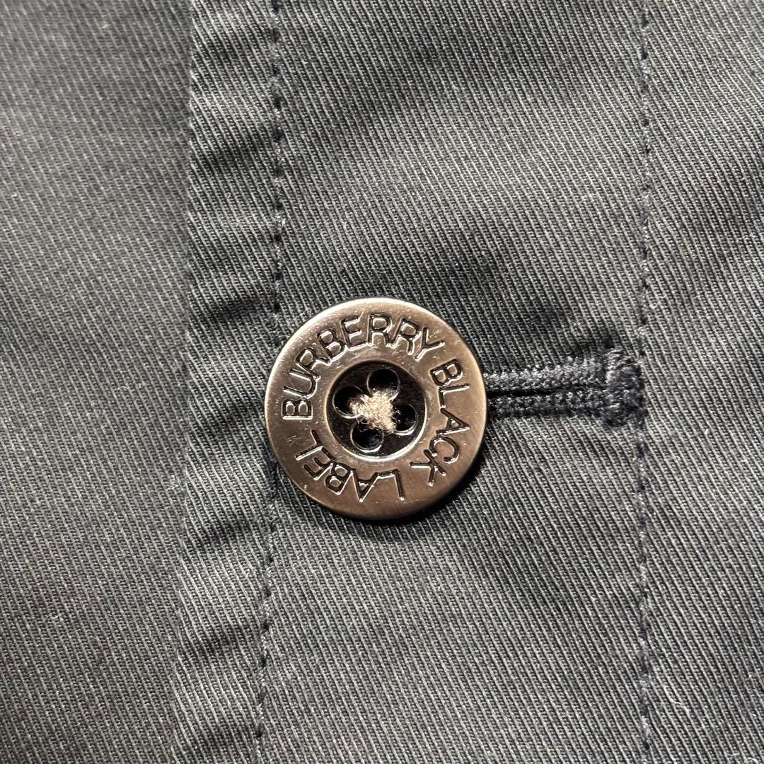 BURBERRY BLACK LABEL ミリタリージャケット　ノバチェック　L
