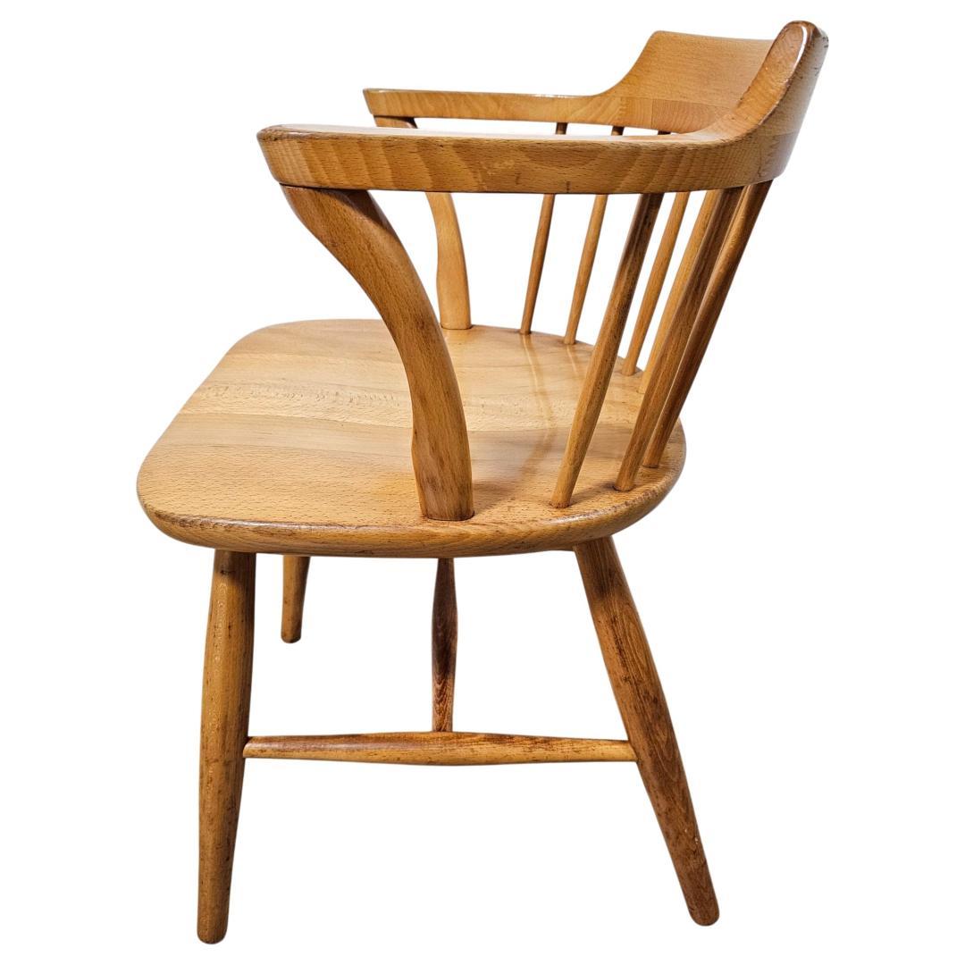 飛騨産業 キツツキ ウィンザーチェア アームチェア オーク ヴィンテージ レトロ