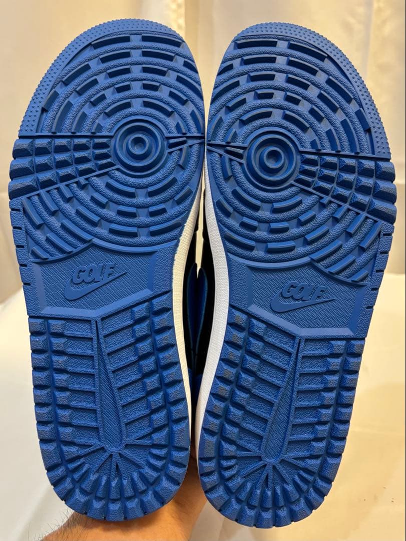 【美品】Jordan 1 Mule Golf　ブラック/ブルー　27.5cm