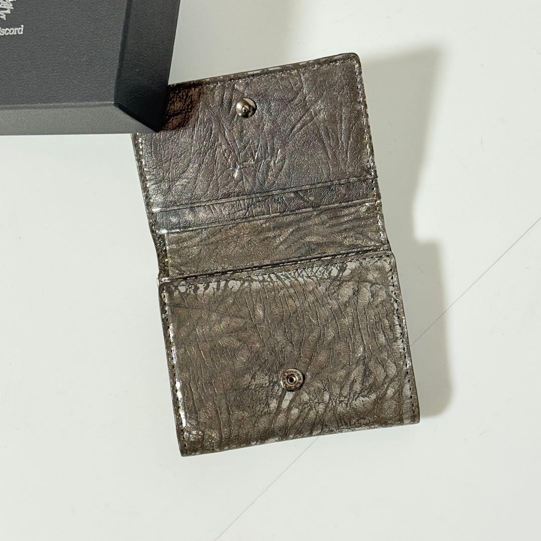 ⭐️未使用品⭐️　ディスコードヨウジヤマモト　三つ折り財布　ユニセックス　レザー