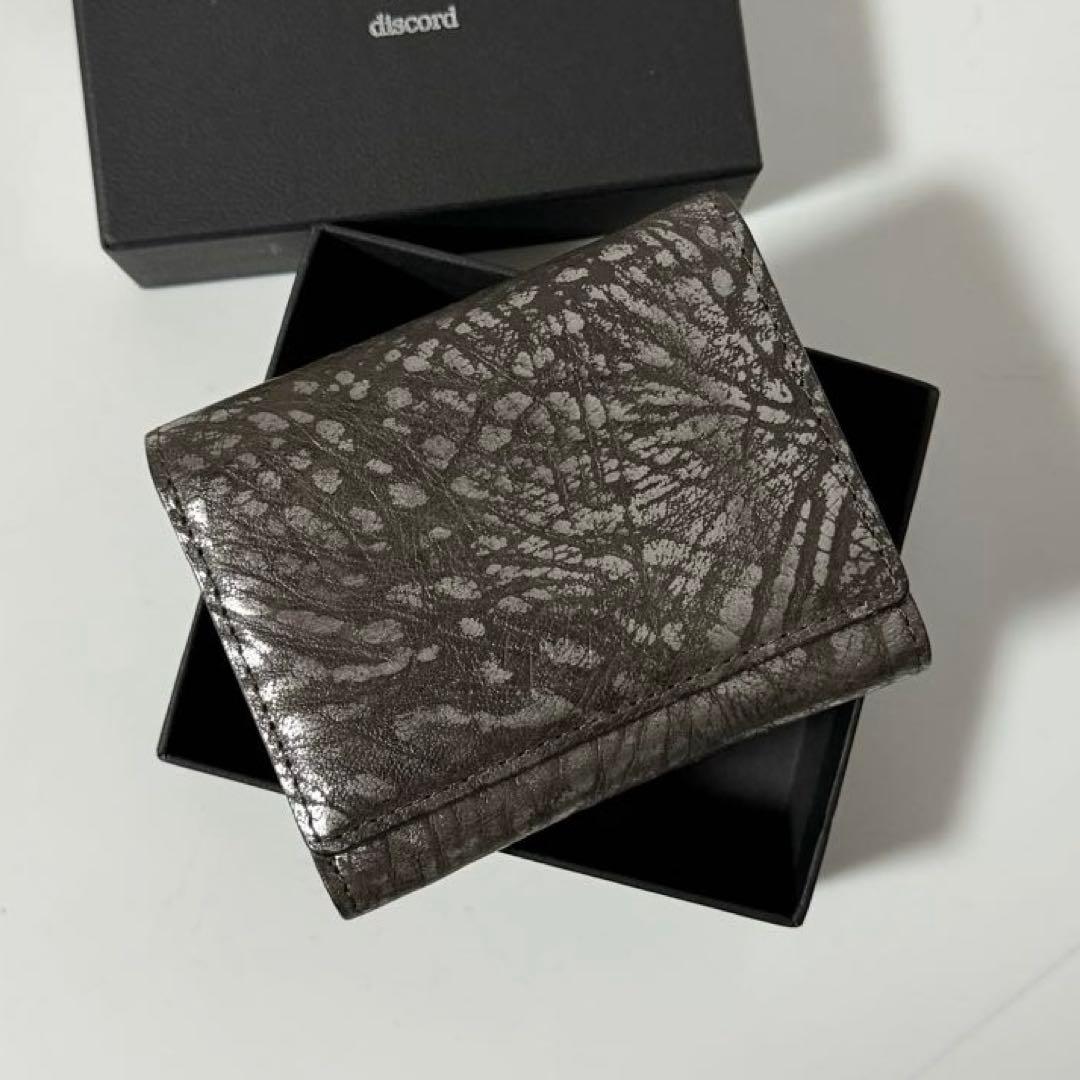 ⭐️未使用品⭐️　ディスコードヨウジヤマモト　三つ折り財布　ユニセックス　レザー