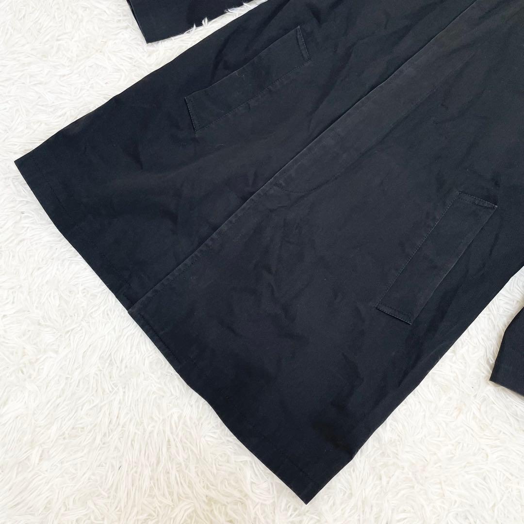 【美品】DOLCE&GABBANA コットンコート 黒 48 Lサイズ相当