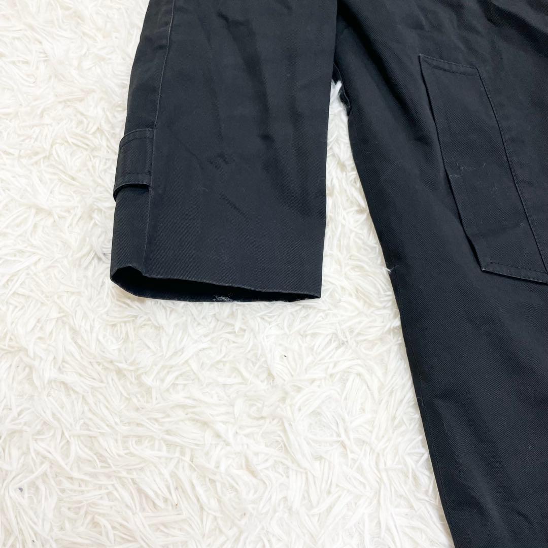 【美品】DOLCE&GABBANA コットンコート 黒 48 Lサイズ相当