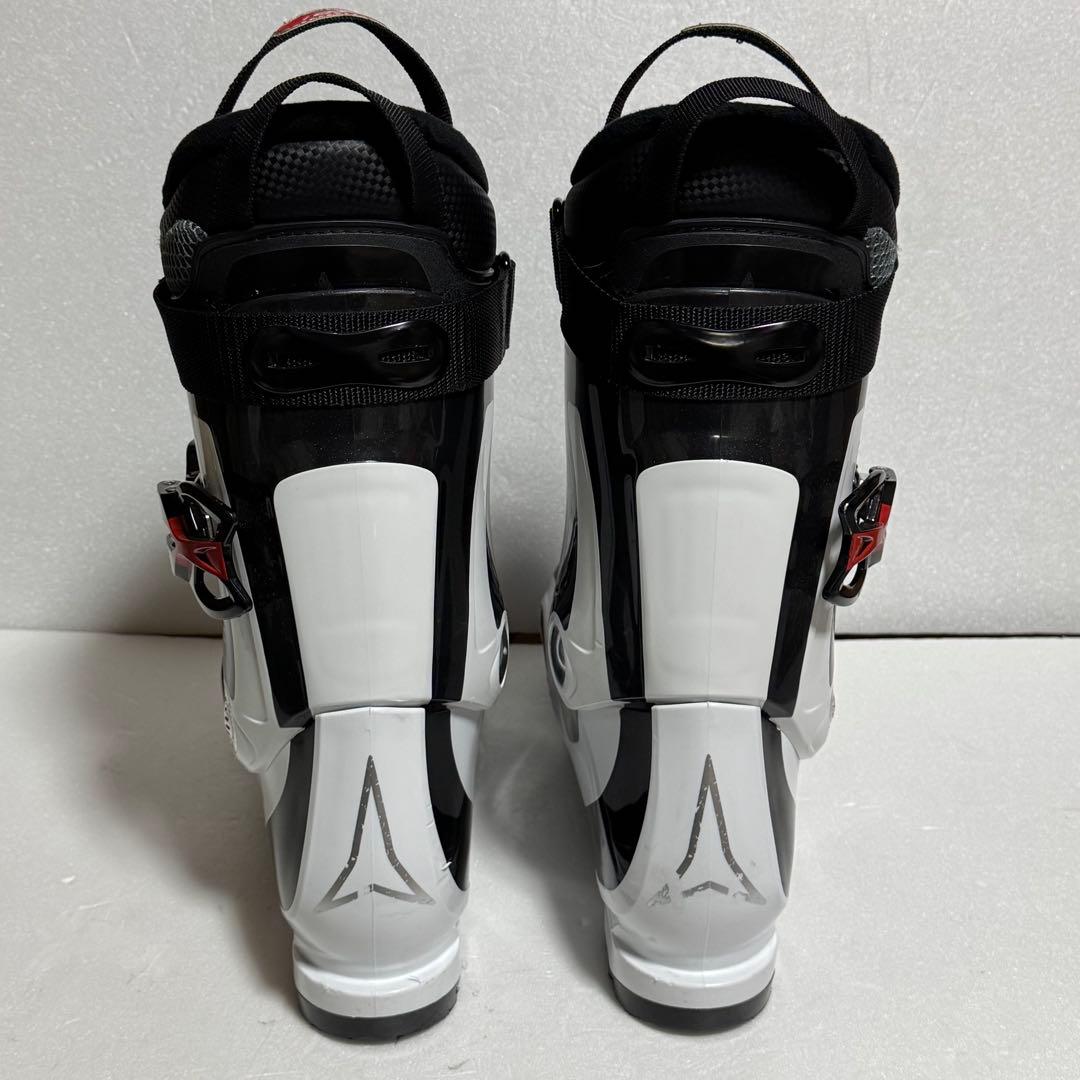28-28.5cm スキーブーツ黒色ブラックホワイト初心者329mmATOMIC