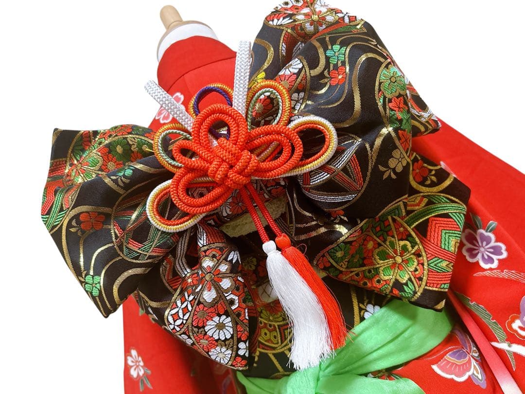 本格正絹フルセット♡七五三　7歳　女の子　赤系　黒