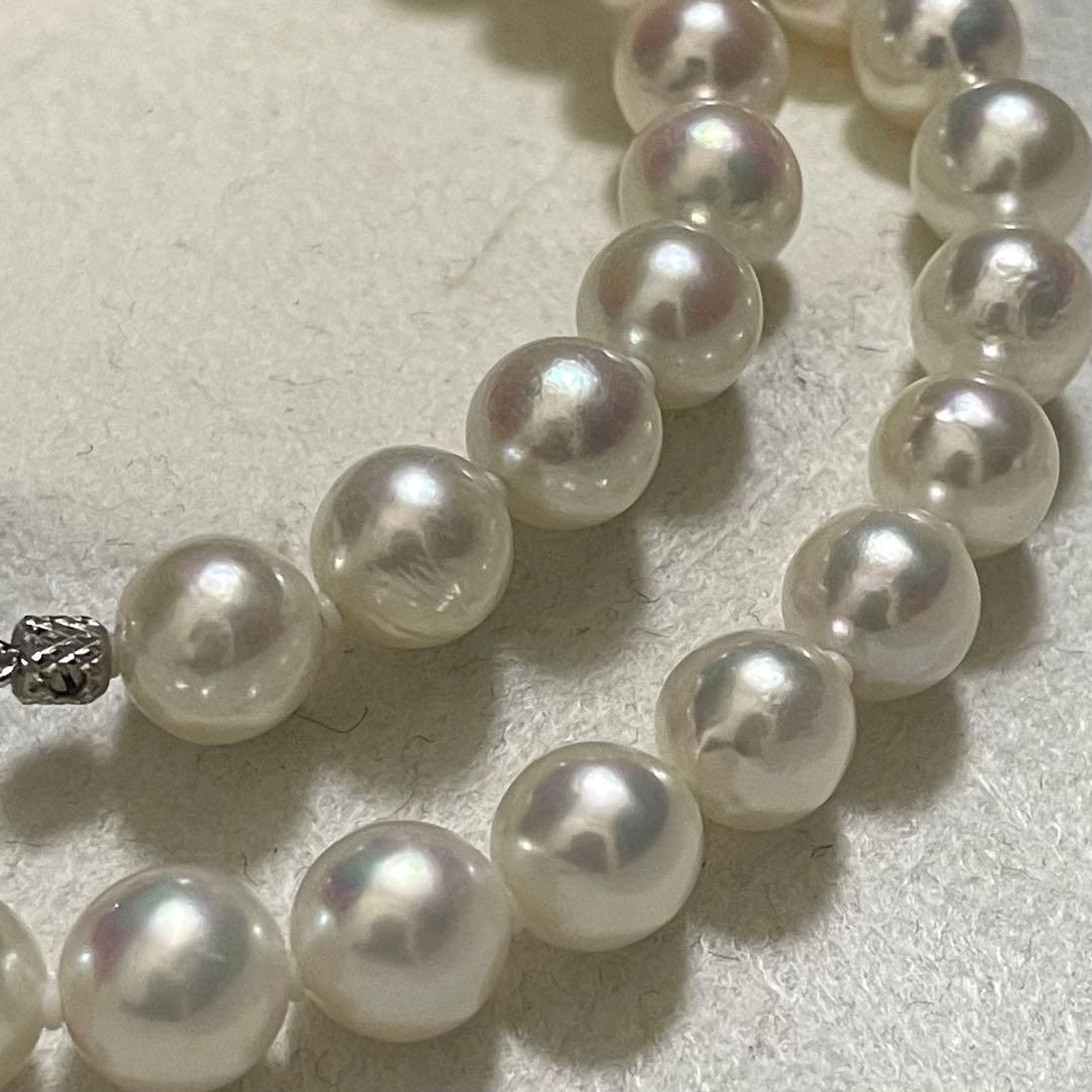 【超大珠✨3点セット】あこや真珠 8.0-8.5 ネックレス イヤリング パール