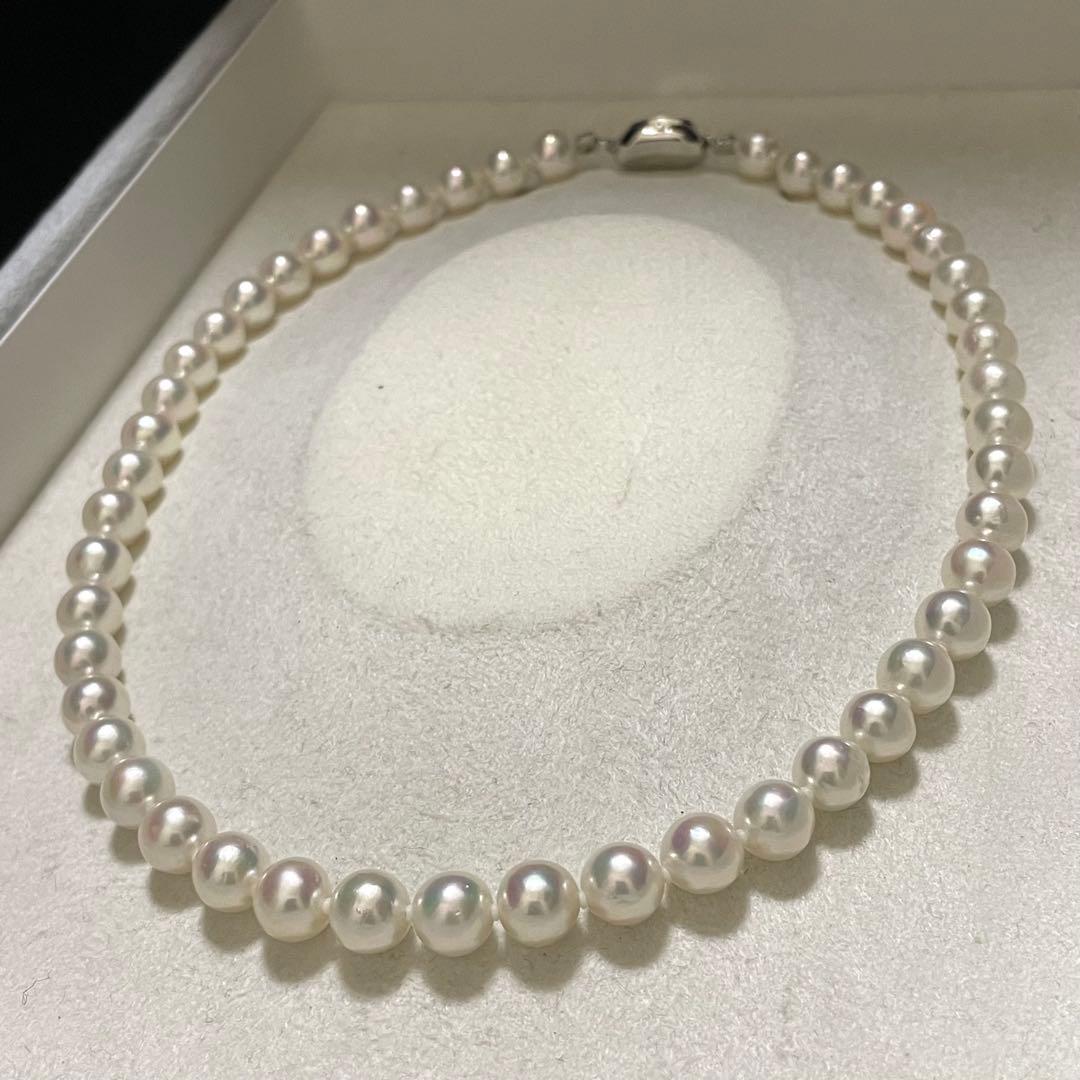 【超大珠✨3点セット】あこや真珠 8.0-8.5 ネックレス イヤリング パール